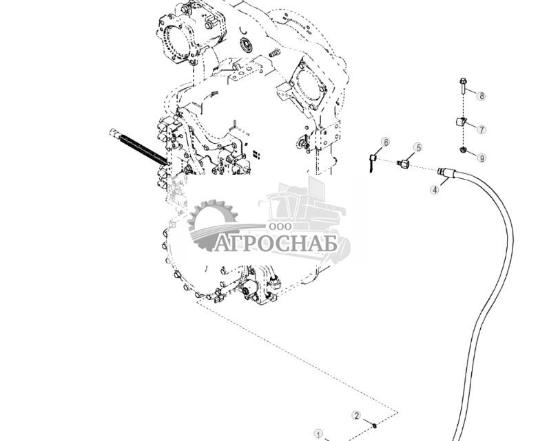 Гидравл. шланги стояночного тормоза - ST318168 344.jpg